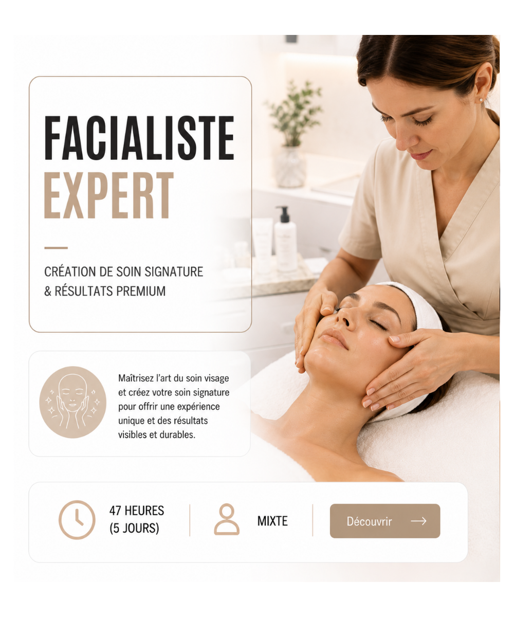 Formation Facialiste Expert