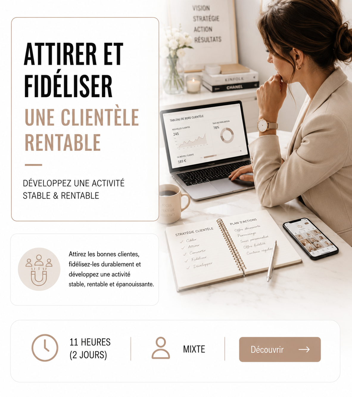 Formation Attirer et fidéliser une clientèle rentable