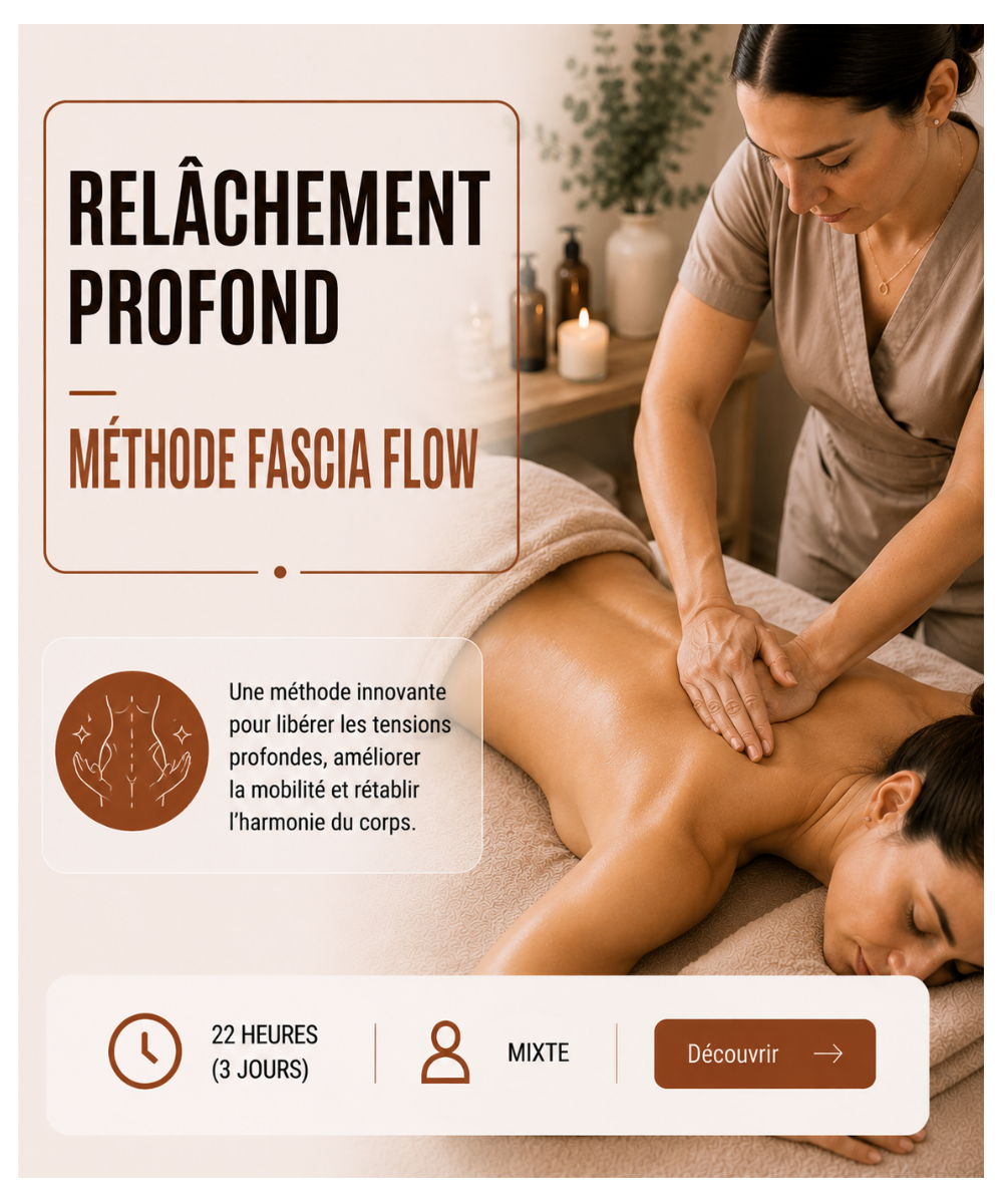 Formation Relâchement profond méthode Fascia Flow