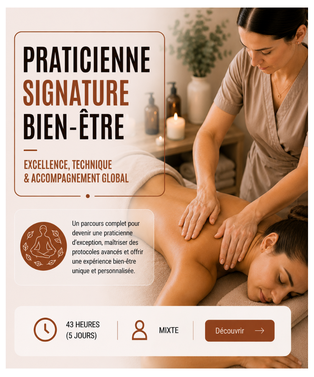 Formation Praticienne signature bien-être