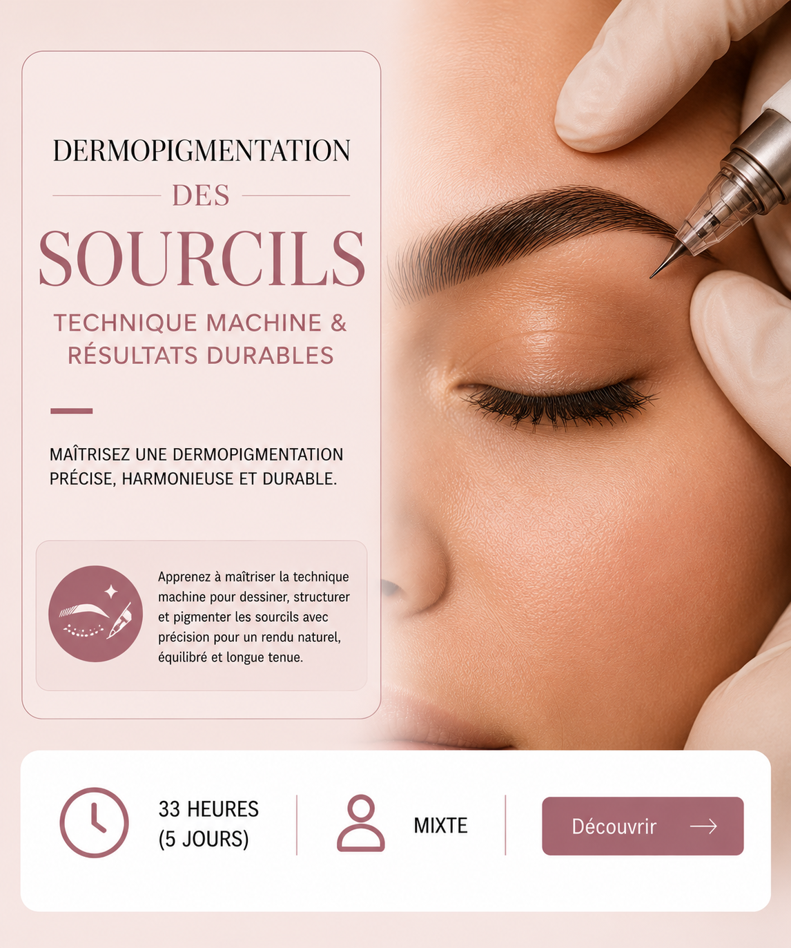 Formation Dermopigmentation des sourcils