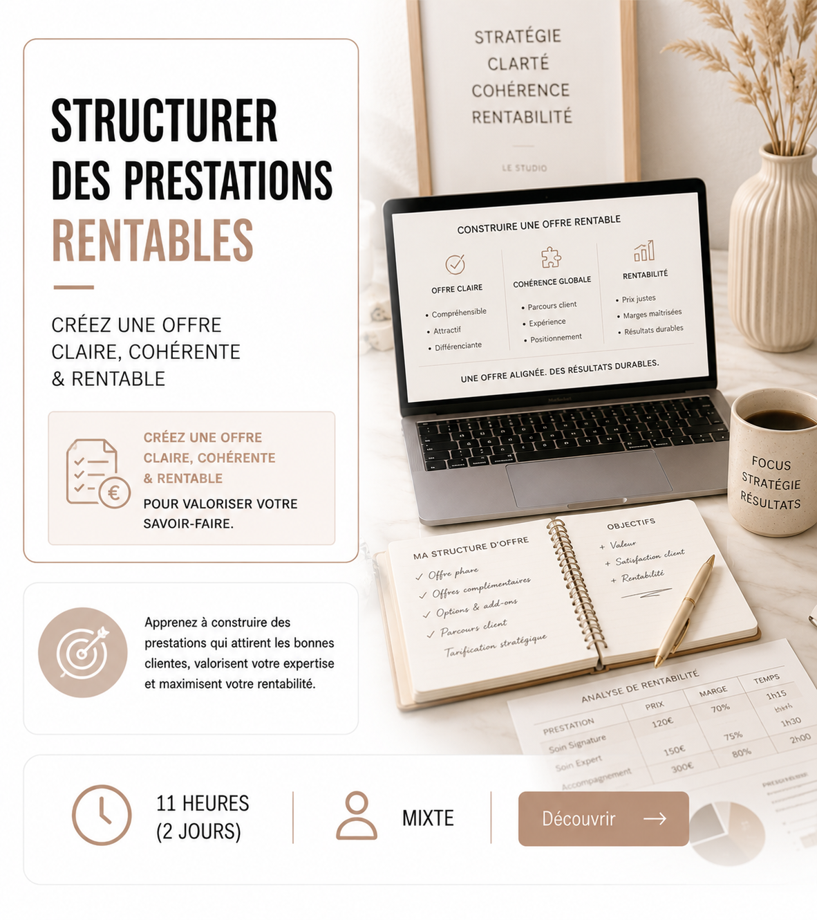 Formation Structurer des prestations rentables
