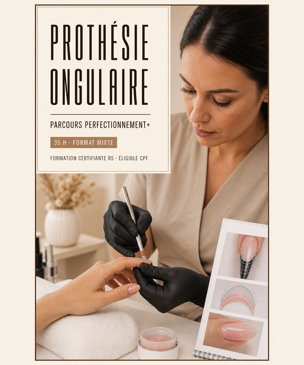 Visuel du parcours Perfectionnement Plus en prothésie ongulaire